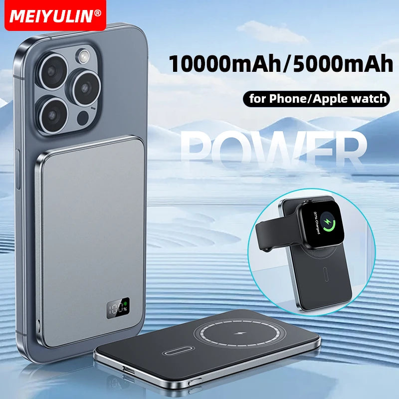 Thin Magnetic Power Bank 10000mAh