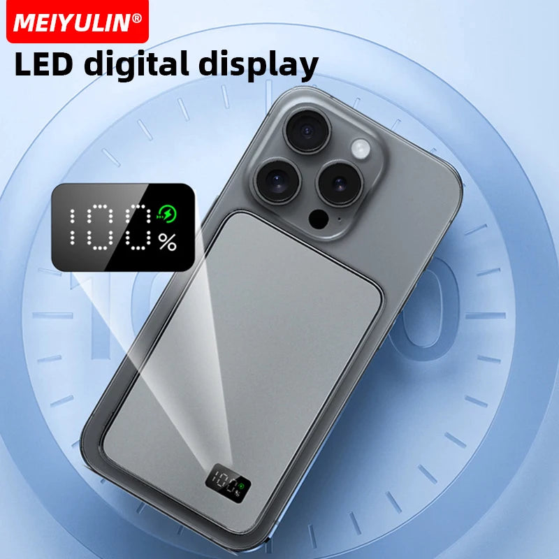 Thin Magnetic Power Bank 10000mAh