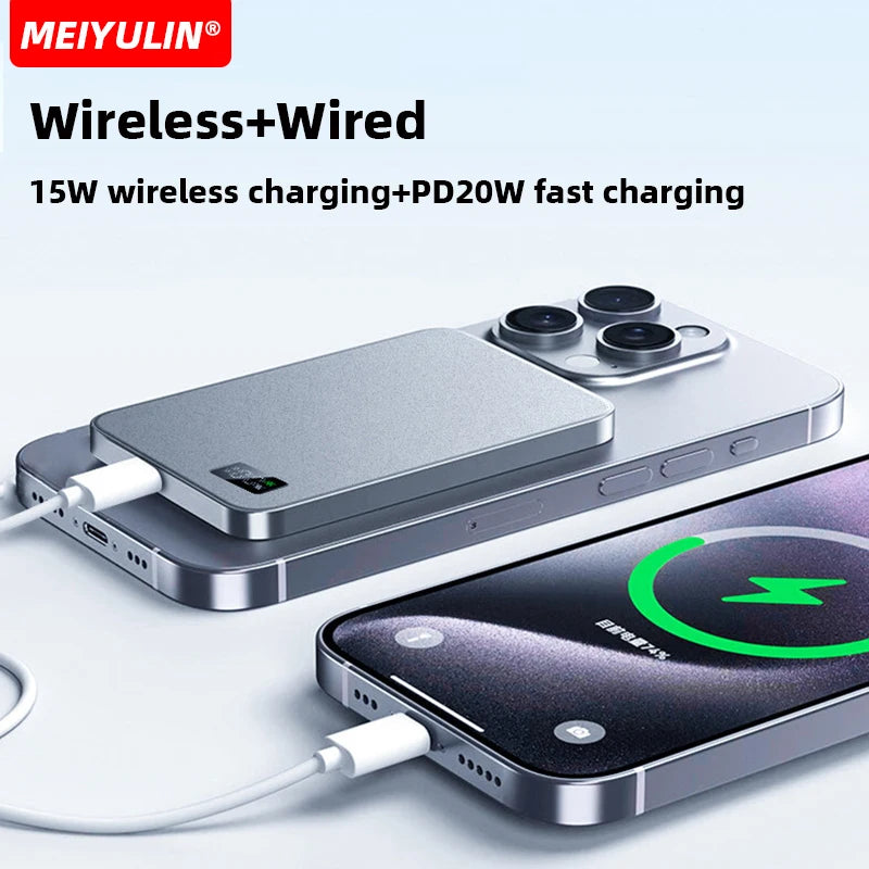 Thin Magnetic Power Bank 10000mAh